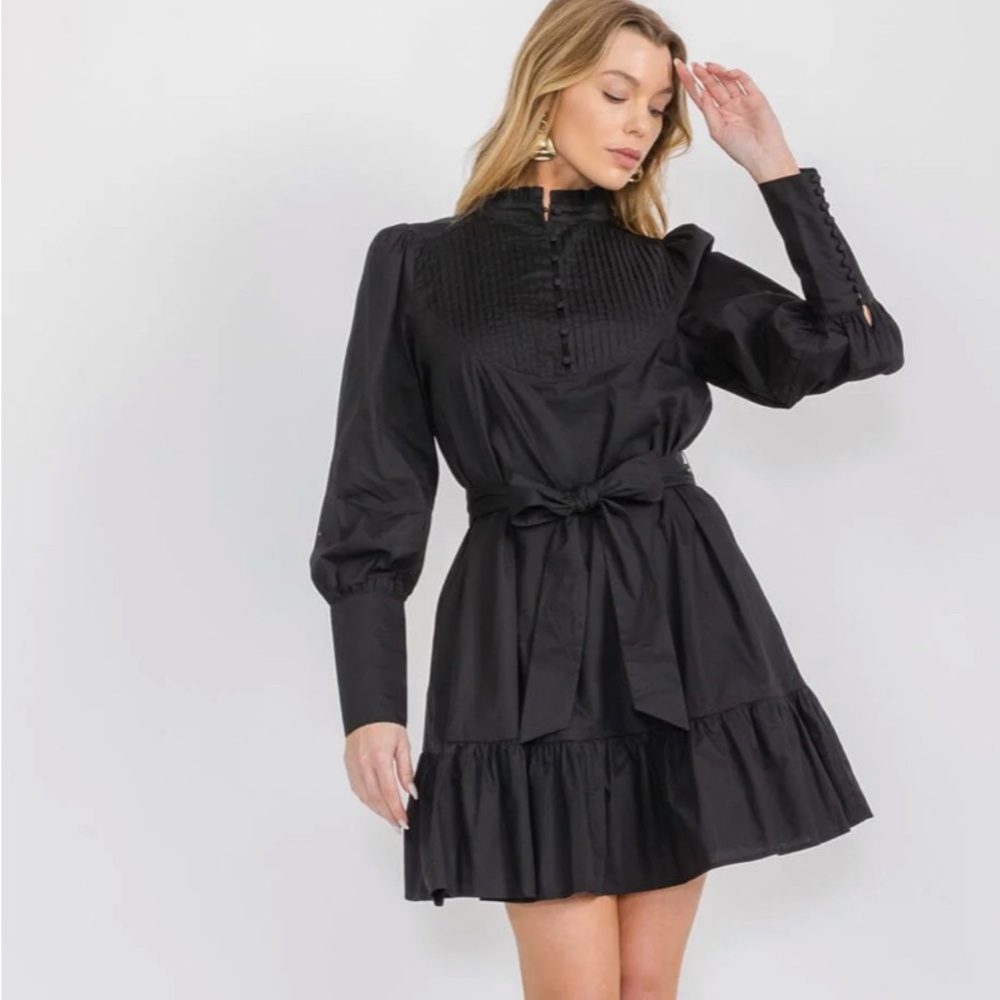 Sugarlips Black Long Sleeve Dress